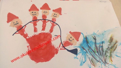 okul öncesi parmak boyası etkinlik örnekleri