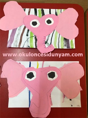 Okul Öncesi Kalpli Fil Etkinliği